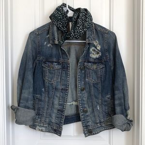Distressed American Eagle Jean Jacket